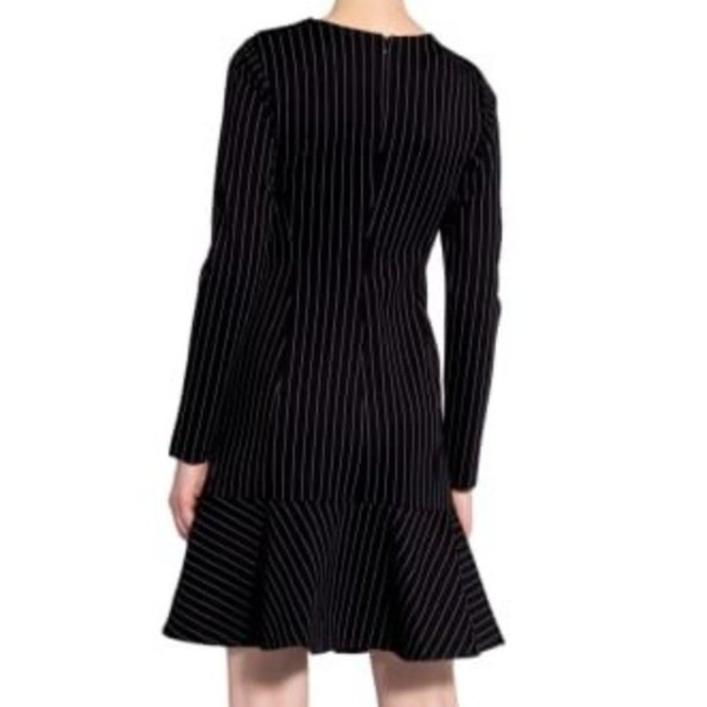 Polo Ralph Lauren Navy Blue & White Pin Striped Wool Dress - Picture 2 of 10